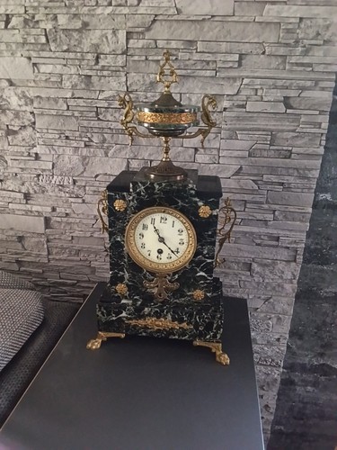 Antike kaminuhr pendule im - antike, kaminuhr,
