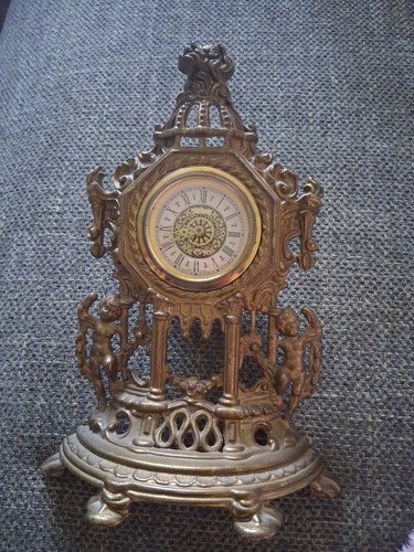 Kaminuhr antik bronze - ,